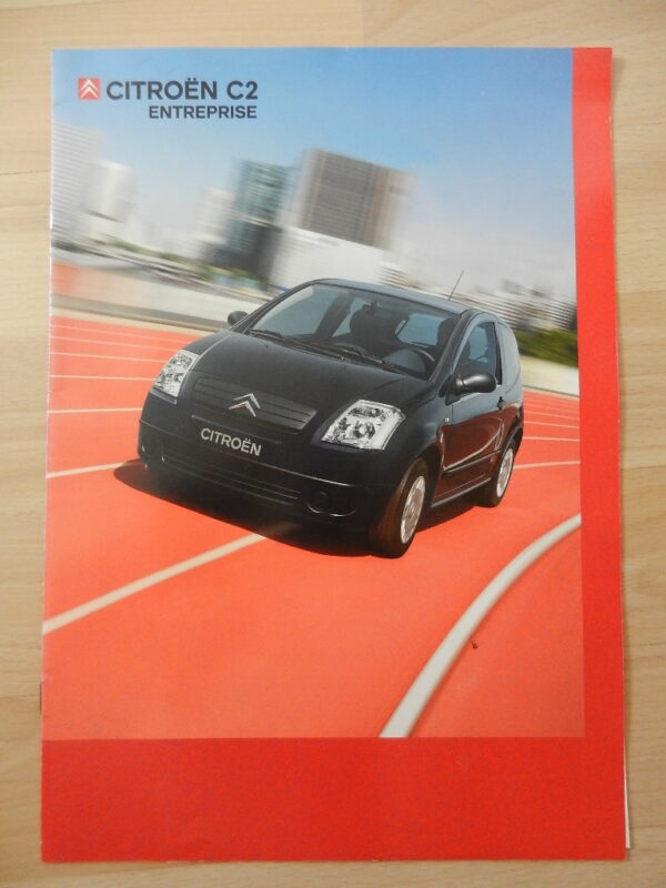 catalogue Citroën C2 entreprise 2007