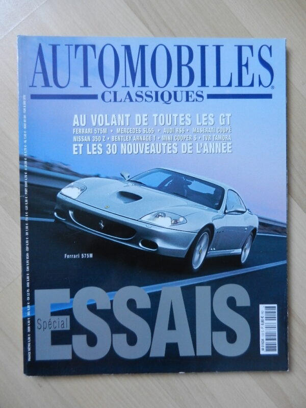 magazine Automobiles Classiques N° 122