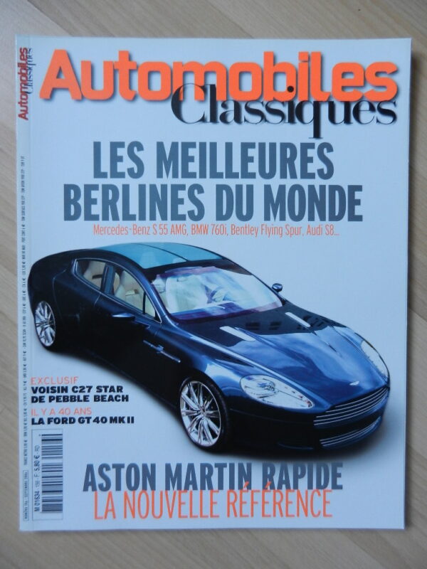 magazine Automobiles Classiques N° 156