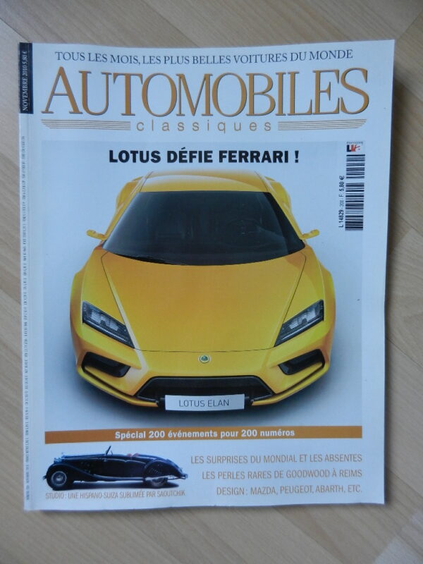 magazine Automobiles Classiques N° 200