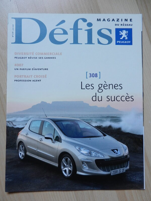 Défis magazine du réseau Peugeot N° 139 juin 2007