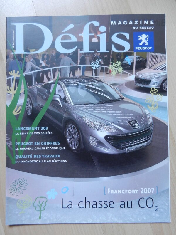 Défis magazine du réseau Peugeot N° 142 octobre 2007