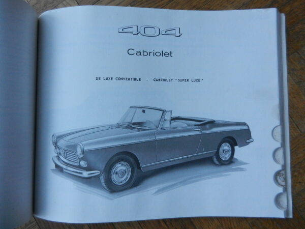 livre La Production Peugeot 1966 – Image 9