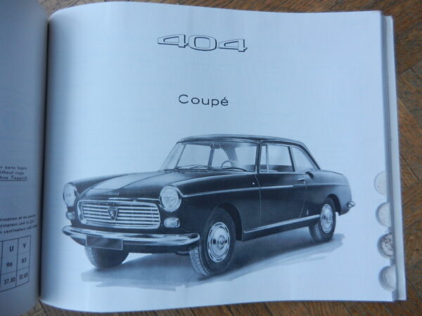 livre La Production Peugeot 1966 – Image 8