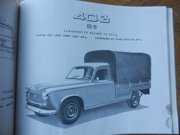 livre La Production Peugeot 1966 – Image 5