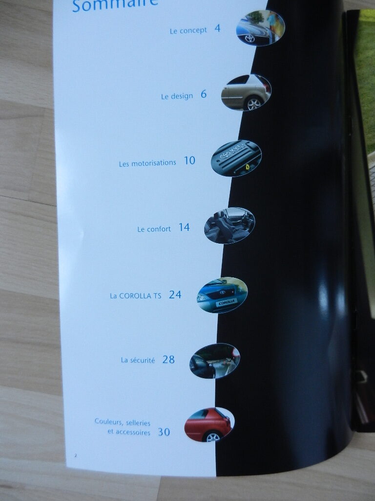 Catalogue Toyota Corolla 2002 – Image 2