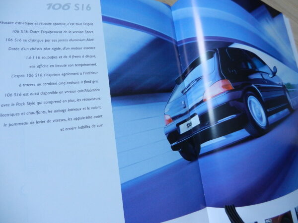 Catalogue Peugeot 106 2002 – Image 2