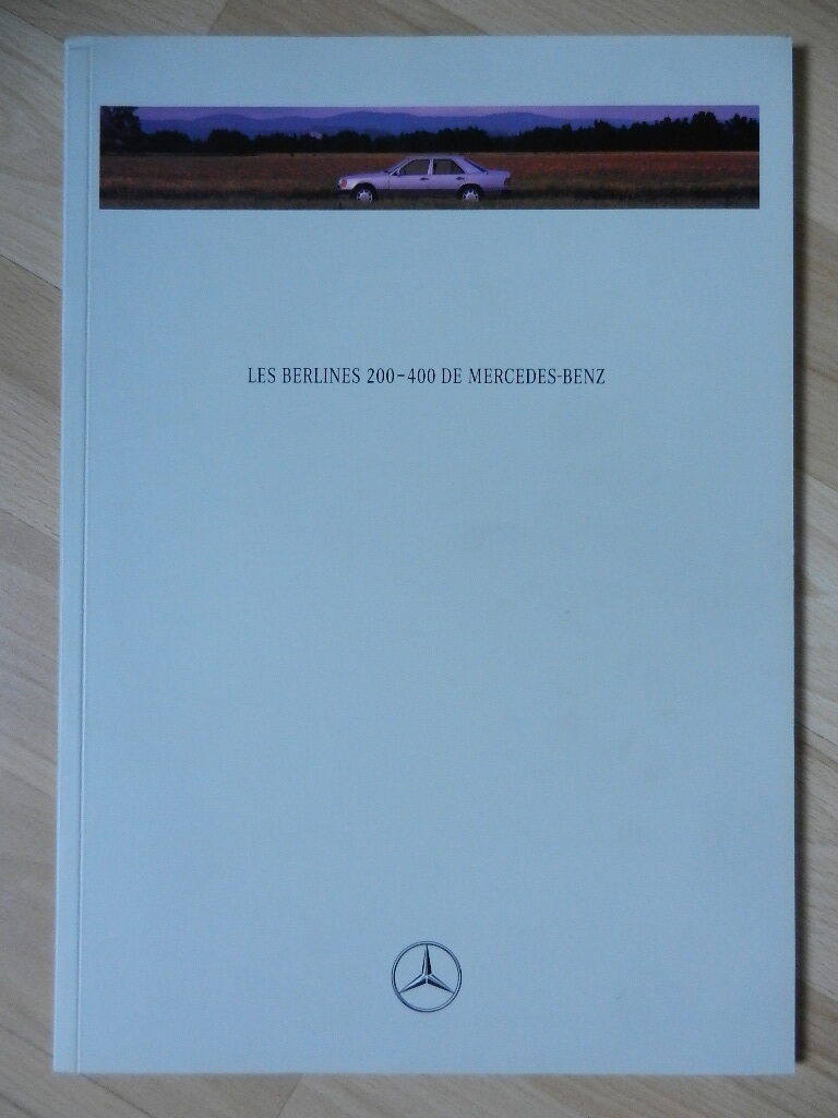 Catalogue les berlines 200 - 400 de Mercedes Benz W124 1992