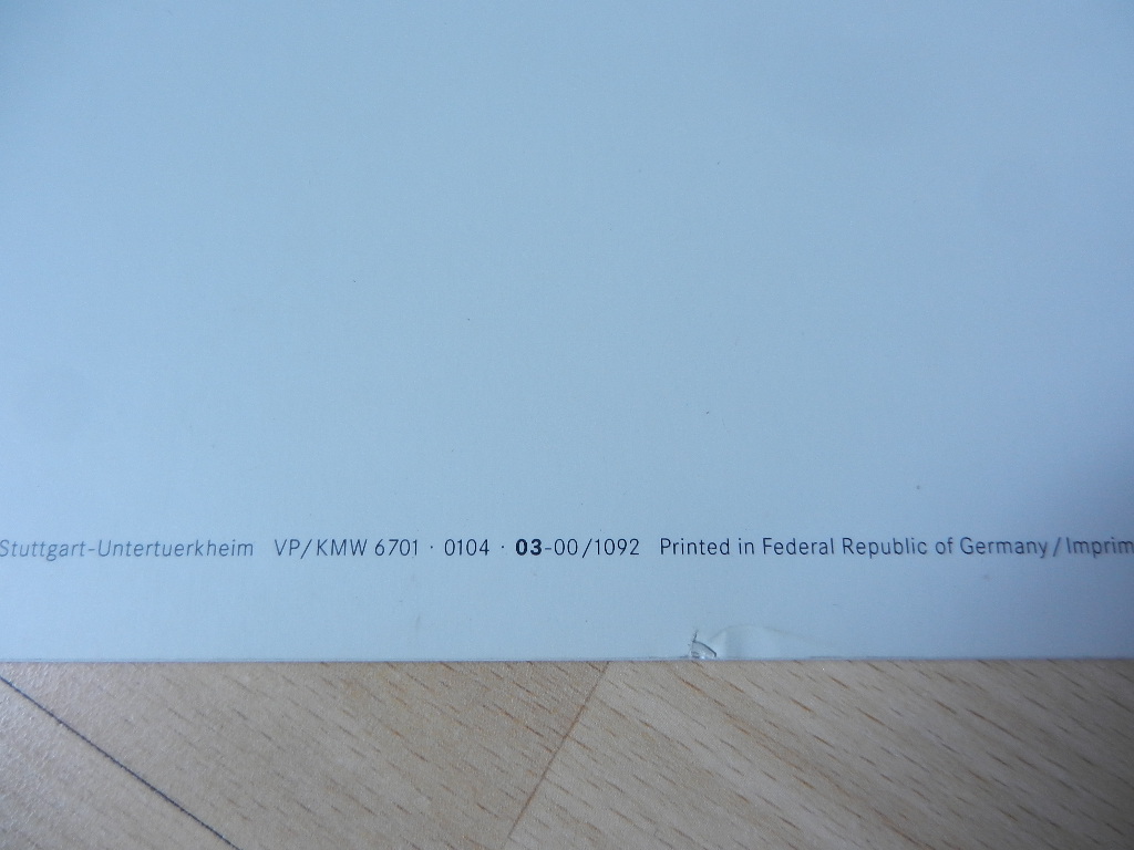 Catalogue les berlines 200 - 400 de Mercedes Benz W124 1992 – Image 3