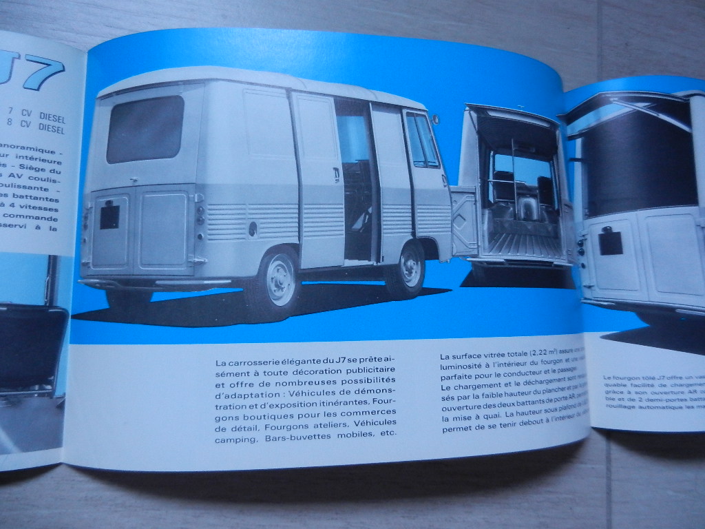 Catalogue Peugeot J7 Fourgon Tôlé 1400 kg et 1800 kg 1967 – Image 2