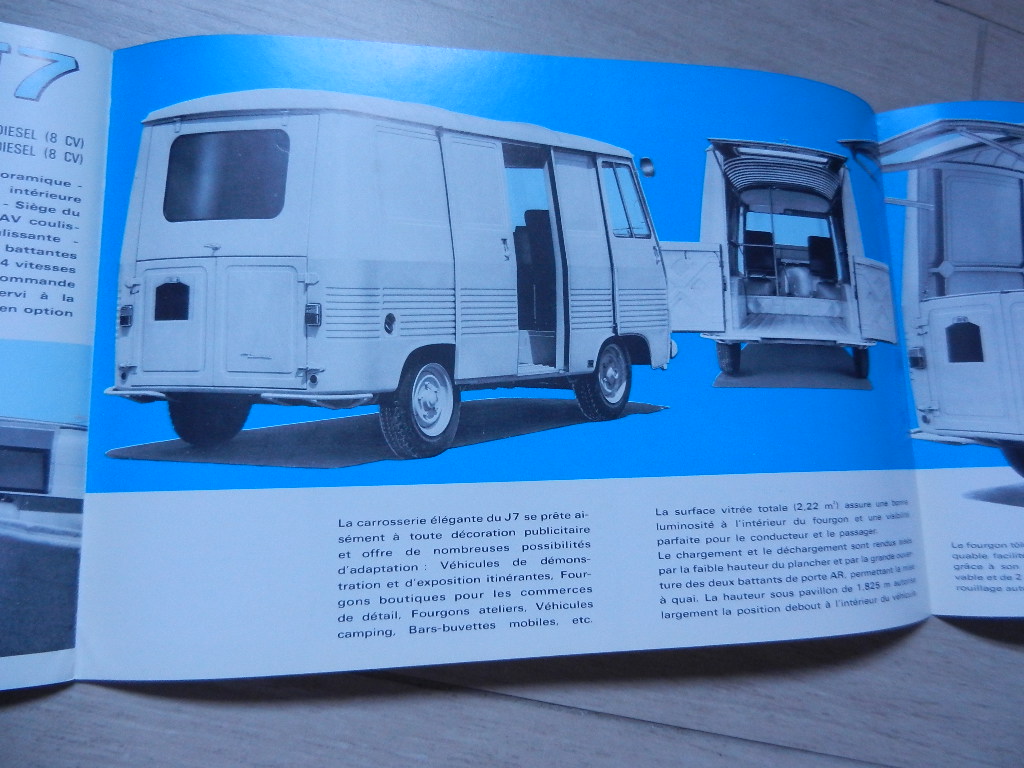 Catalogue Peugeot J7 Fourgon Tôlé 1400 kg et 1800 kg 1968 – Image 2