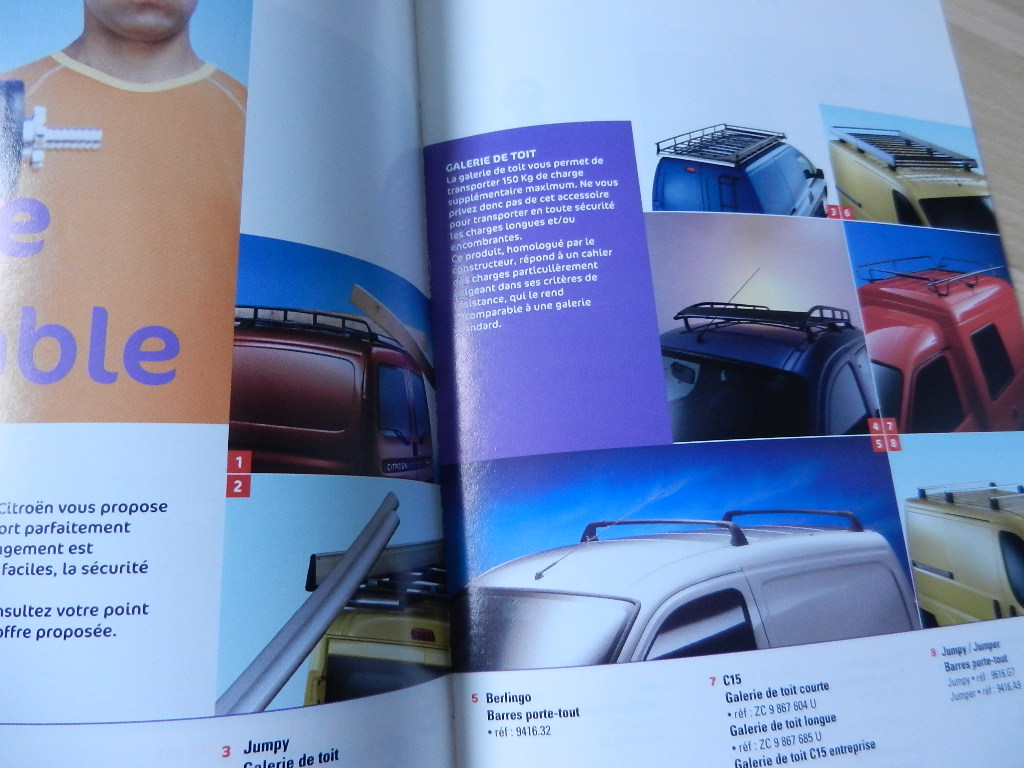 Catalogue Citroën C15 Berlingo Jumpy Jumper Accessoire 2006 – Image 2
