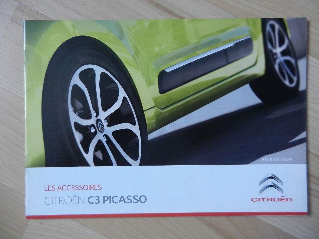 Catalogue Citroën C3 Picasso les Accessoires 2009