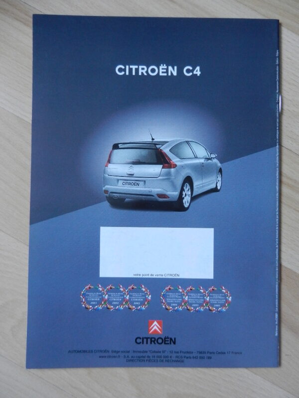 Catalogue Citroën C4 Accessoires 2007 – Image 3