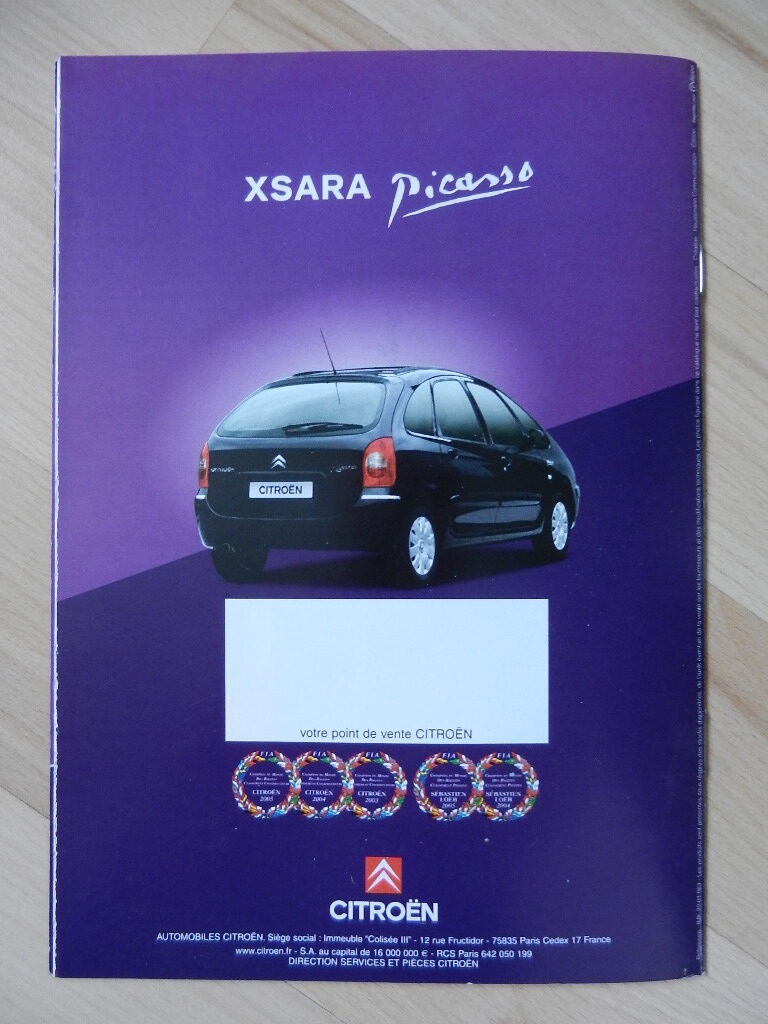 Catalogue Citroën Xsara Picasso Accessoire 2006 – Image 3