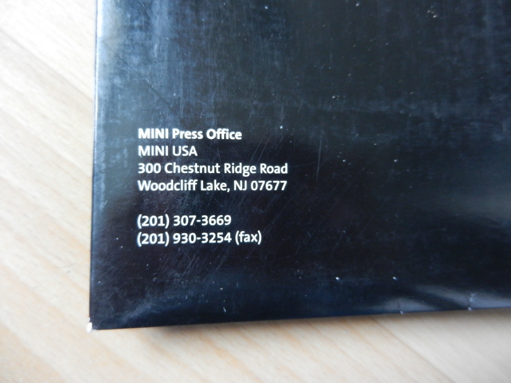 Dossier de presse MINI Cooper & Cooper S 2002 USA – Image 3