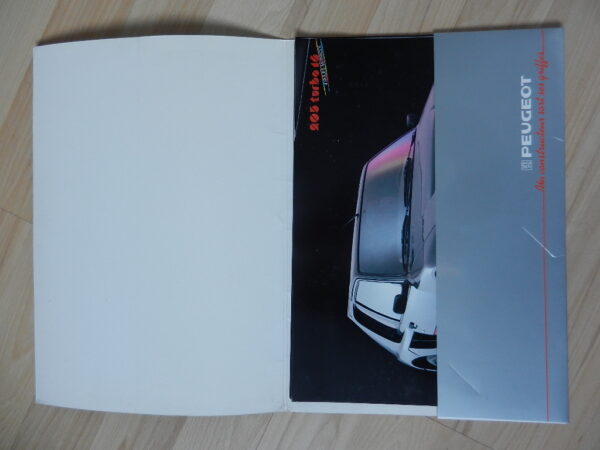 Catalogue / Dossier de Presse Peugeot 205 Turbo 16 1984 – Image 13