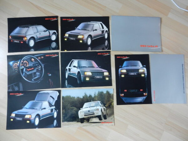 Catalogue / Dossier de Presse Peugeot 205 Turbo 16 1984