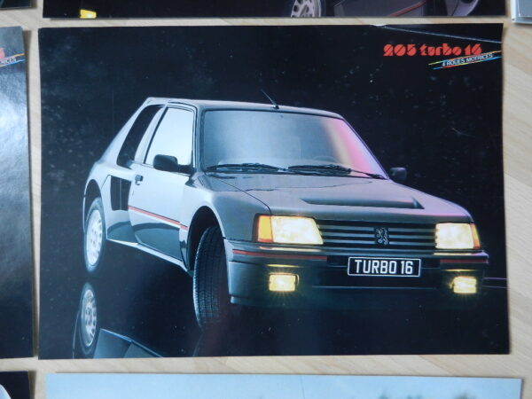 Catalogue / Dossier de Presse Peugeot 205 Turbo 16 1984 – Image 11