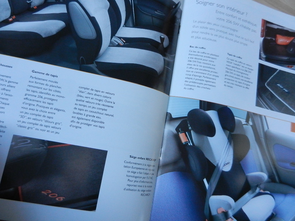 Catalogue Peugeot 206 SW Accessoires 2002 – Image 2