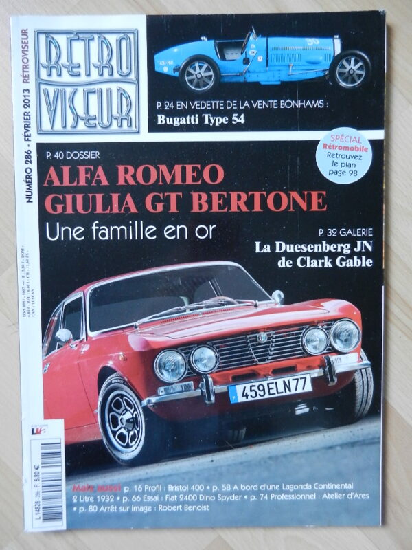 Magazine Retroviseur N° 286 février 2013