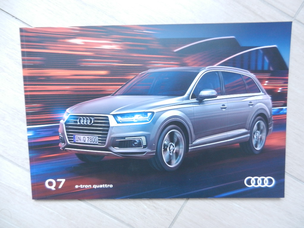 Catalogue AUDI Q7 e-tron quattro 2016