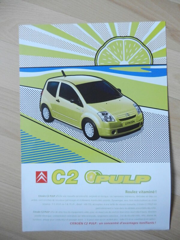 Catalogue Citroën C2 Pulp 2004