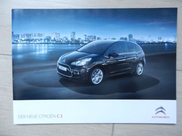 Catalogue Citroën C3 2009 Allemand