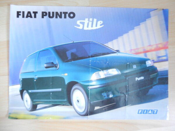 Catalogue Fiat Punto Stile 1998 Suisses