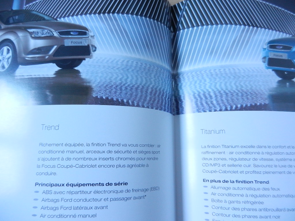 Catalogue Ford Focus Coupé Cabriolet 2007 – Image 2