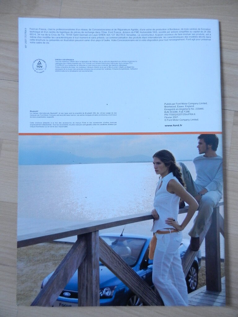 Catalogue Ford Focus Coupé Cabriolet 2007 – Image 3