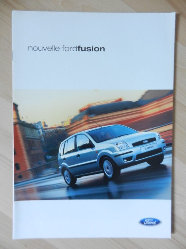 Catalogue Ford Fusion 2002