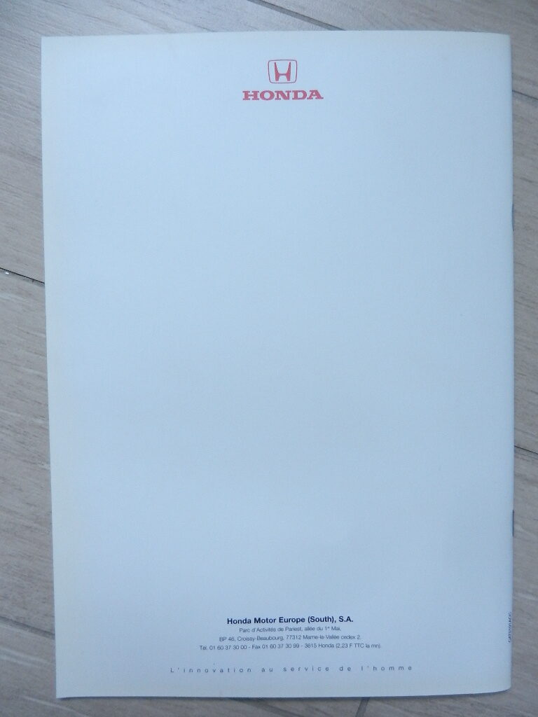 Catalogue Honda Accord 2001 – Image 3