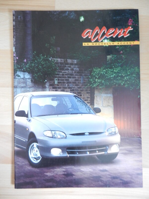 Catalogue Hyundai Accent 1998