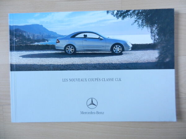 Catalogue Mercedes Benz CLK coupé 2002