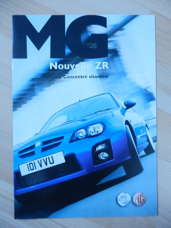 Catalogue MG ZR 2004