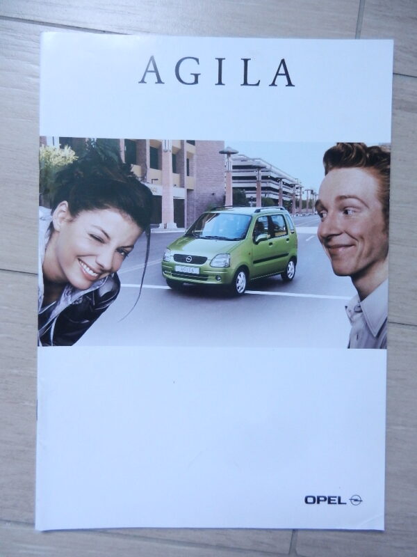 Catalogue Opel Agila 2001