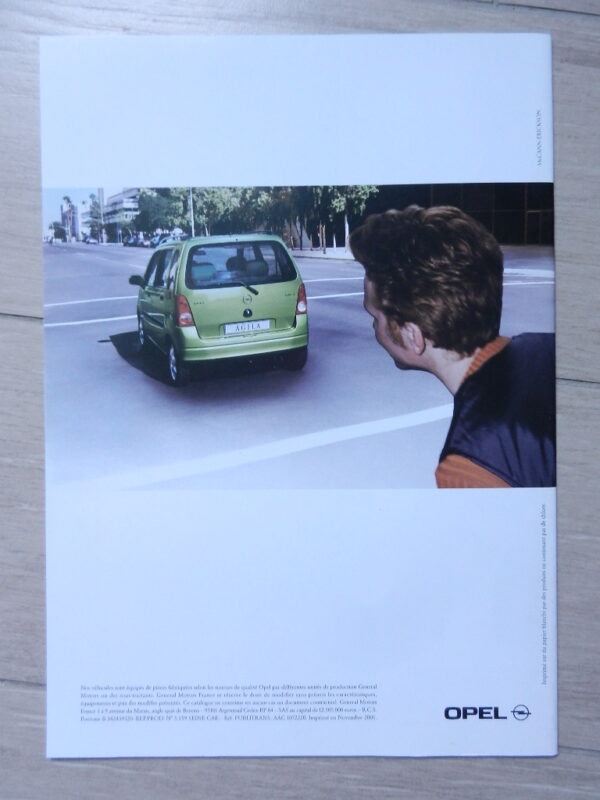 Catalogue Opel Agila 2001 – Image 3