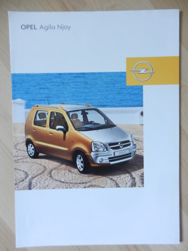 Catalogue Opel Agila Njoy 2002