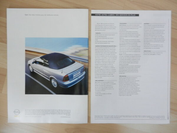 Catalogue Opel Astra Cabrio 2002 – Image 3