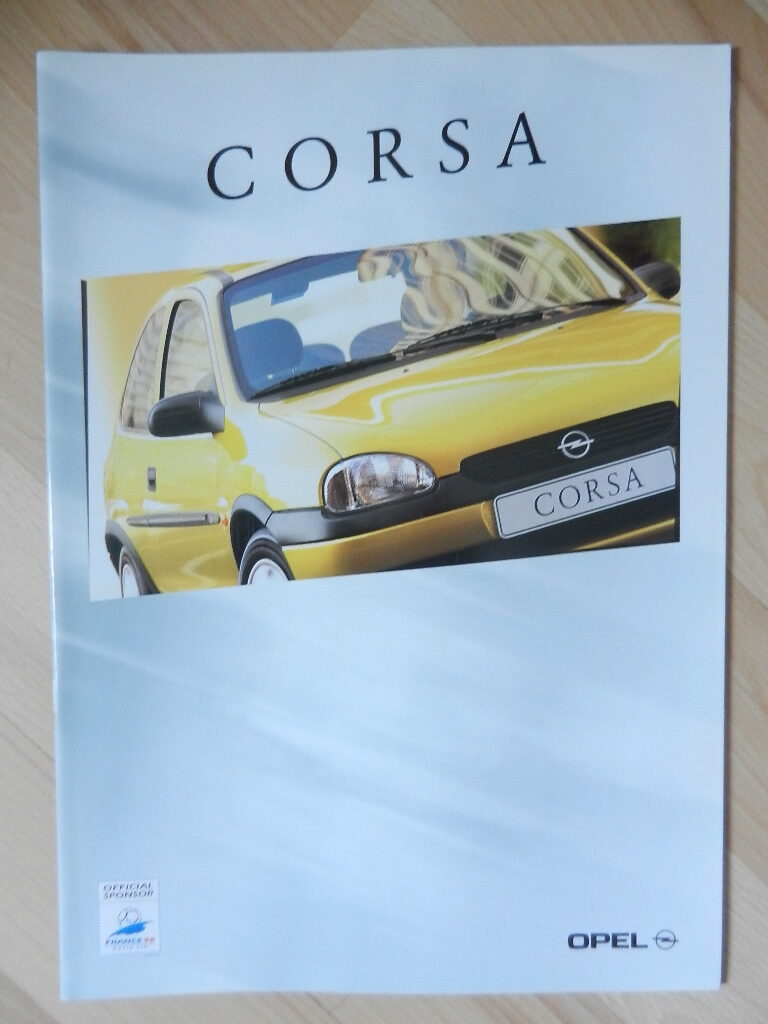 Catalogue Opel Corsa B 1998 Suisses