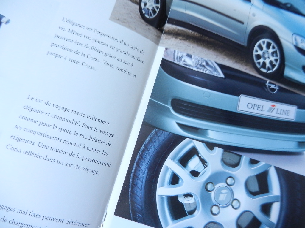 Catalogue Opel Corsa C Accessoires 2000 – Image 2