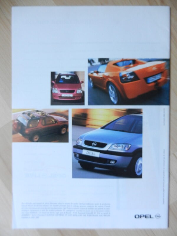 Catalogue Opel Gamme 2000 – Image 3