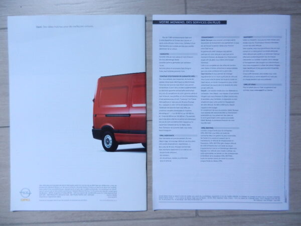 Catalogue Opel Movano 2002 – Image 3