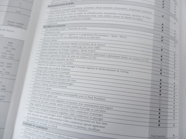 Catalogue Opel Omega 2001 – Image 2