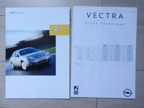 Catalogue Opel Vectra 2002