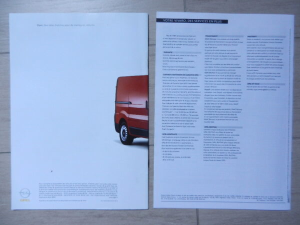 Catalogue Opel Vivaro 2002 – Image 3