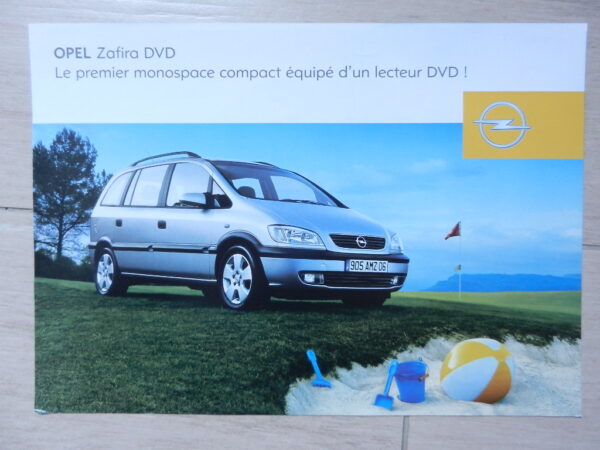 Catalogue Opel Zafira DVD 2002