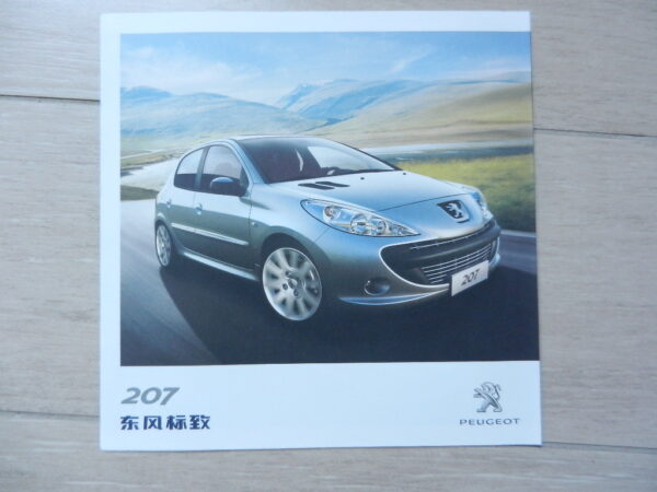 Catalogue Peugeot 207 Chinois 2010