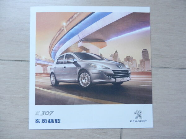 Catalogue Peugeot 307 Chinois 2010